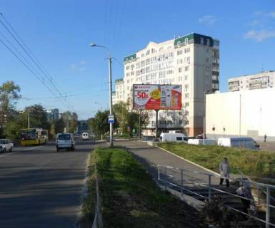 Billboard A in Rivne, 3x6  Cernaka st. - Suhevica Romana st. Photo 1