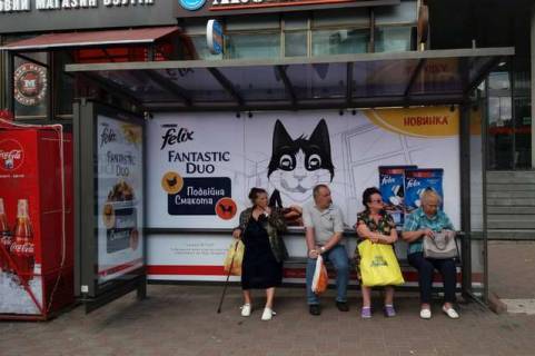Billboard A in Vasylivka, Нестандарт  Esplanadna st., 20 (brenduvanna) Photo 1