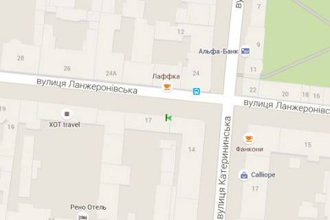 Citylight A in Odessa Lanzerons'ka st. (Lanzeronivs'ka st.), 17 scheme