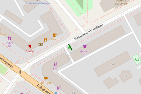 Citylight A in Poltava, 1.2x1.8  majdan Nezaleznosti, 7 - Sobornosti st. scheme