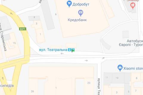 Scrolller, Scroll A in Lviv, 1.2x1.8  Knaza Aroslava Osmomisla pl. - Teatral'na st., (No2) - 432168 scheme