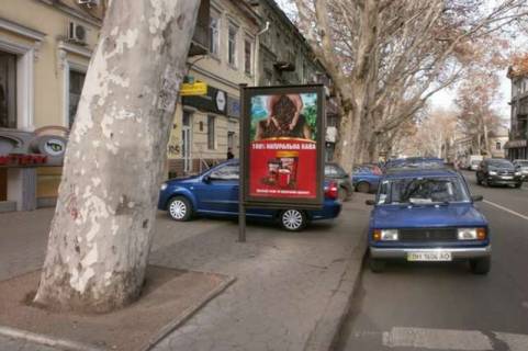 Backlight B in Odessa, 1.2x1.8  Risel'evs'ka st., 42 - Uspens'ka st. (naprav vid zalizn. vokzala) Photo 1