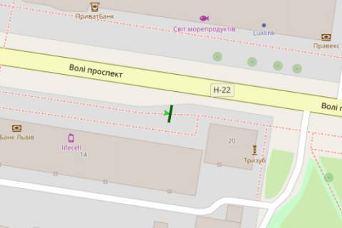 Citylight A in Lutsk, 1.2x1.8  Voli prosp., 14 (No3) scheme