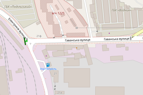 Prismatron, Prism A in Kyiv, 3x6  Електриків вул., 21 напроти - 258909 scheme