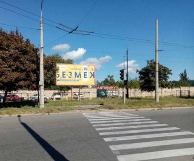 Billboard A in Zaporizhzhya, 3x6  Privokzal'na st. (Lunacars'kogo st.) - Novokuznec'ka st. Photo 1