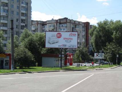 Billboard B in Vasylivka Vaceslava Cornovola prosp. - Varsavs'ka st. Photo 1