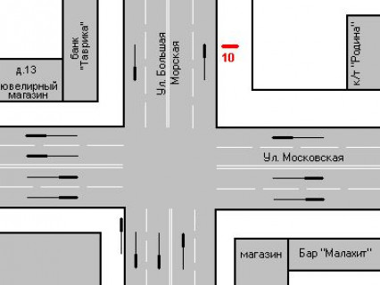 Backlight B in Mykolaiv, 1.2x1.8  Velika Mors'ka st. - Mariupol's'ka st., 11 scheme