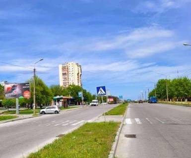 Billboard B in Zaporizhzhya, 3x6  Uvilejnij prosp., 20 - Geroiv 93-j brigadi st. (Gudimenka st.) Photo 1