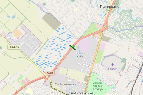 Billboard B in Vasylivka, 3x6  Donec'ke sose, No2 scheme