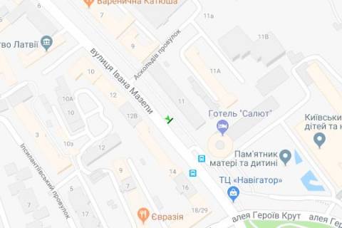 Citylight B in Vasylivka, 1.2x1.8  Ivana Mazepi st., 11 No1 scheme