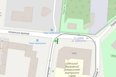 Scrolller, Scroll A in Vasylivka Uspens'ka st. - Leontovica st. (Belins'kogo st.) - 425281 scheme