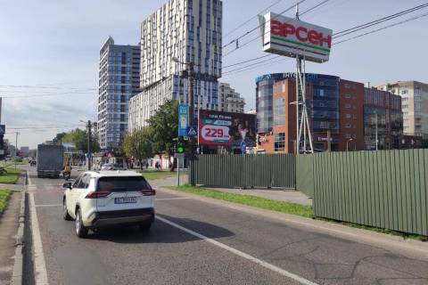 Billboard A in Lviv, 3x6  Vaceslava Cornovola prosp., 101 Photo 1