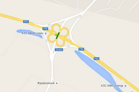 Billboard A in Vasylivka Dnipro - Kiiv (10 km. do Dnipra) scheme