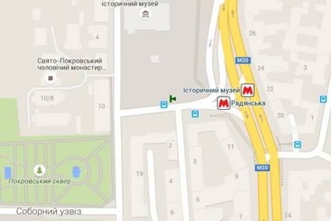 Non-Standard A in Kharkiv, 1.2x1.8  Конституції пл. - Спартаківський пров., (зупинка) №2 (С) scheme