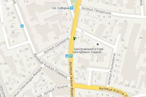 Non-Standard A in Lviv, 1.2x1.8  Івана Франка вул., 7 scheme