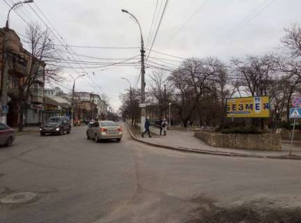 Billboard A in Vasylivka, 3x6  Soborna st. (Lenina st.) - Pot'omkins'kaa st. (radom nocnoj klub, kafe) Photo 1