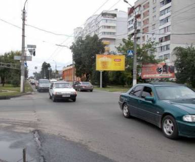 Billboard A in Cherkasy, 3x6  Grusevs'kogo st. - Nadpil'na st. (Il'ina st.) Photo 1