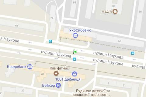 Prismatron, Prism A in Lviv Naukova st., 64-a (prizma) (do st. Kul'parkivs'ka) - 251153 scheme
