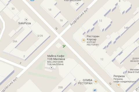 Citylight A in Kyiv, 1.2x1.8  Petra Sagajdacnogo st., 27 - No8 (u napramku Postovoi pl.) scheme