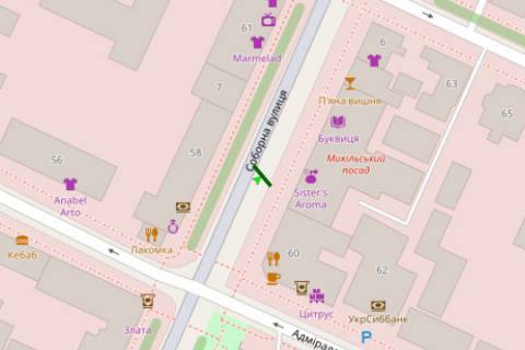 Citylight A in Mykolaiv, 1.2x1.8  Soborna st. (Radans'ka (centr) st.), 8 scheme