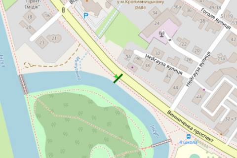 Billboard A in Kropyvnytskyi (Kirovograd), 3x6  Vinnicenka prosp., 7 scheme