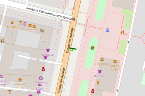 Scrolller, Scroll A in Kyiv, 1.2x1.8  Хрещатик вул., 27 (магазин "Grand Gallery") - 127815 scheme