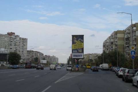 Billboard A in Vasylivka, 6x3  Revuc'kogo st., 12/37  - Dekabristiv st. Photo 1