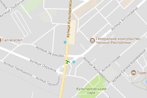 Prismatron, Prism A in Lviv, 3x6  Kul'parkivs'ka st. - Antonovica st. (prizma) - 404948 scheme