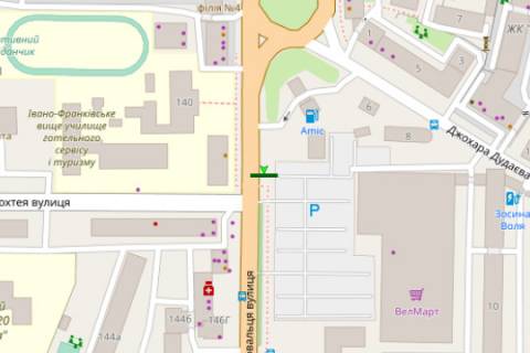 Citylight B in Ivano-Frankivsk, 1.2x1.8  Evgena Konoval'ca st., 221 (No2) scheme