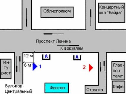 Citylight B in Zaporizhzhya Festival'na pl. scheme