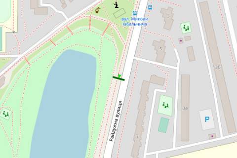 Billboard A in Kyiv, 3x6  Marka Ceremsini st., naproti No7 scheme