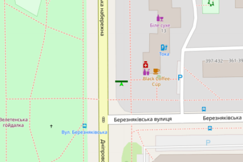 Scrolller, Scroll A in Kyiv, 2.3x3.14  Дніпровська наб. - Березняківська вул. - 63239 scheme