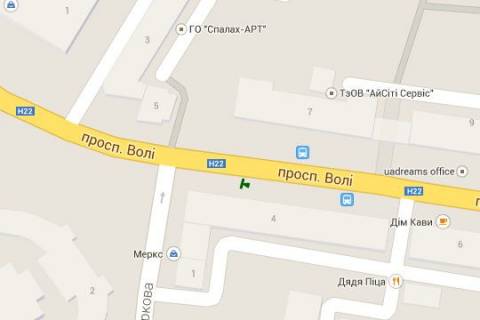 Citylight B in Lutsk, 1.2x1.8  Voli prosp., 4 scheme