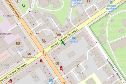 Non-Standard A in Kyiv, 1.2x1.8  Симона Петлюри вул.,  7/9 зуп. "Симона Петлюри" scheme