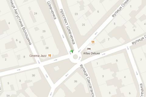 Citylight B in Lviv, 1,2х1,8  Sevcenka Tarasa prosp., 28 scheme