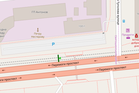 Prismatron, Prism A in Kyiv, 3x6  Берестейський просп., 100/1 - 258884 scheme