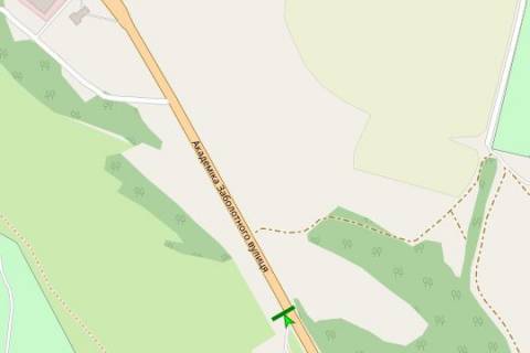 Billboard B in Kyiv, 3x6  Akademika Zabolotnogo st., 174A (u napramku Odes'koi pl.) scheme