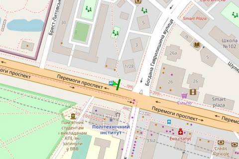 Citylight B in Vasylivka Peremogi prosp., , 28-A scheme