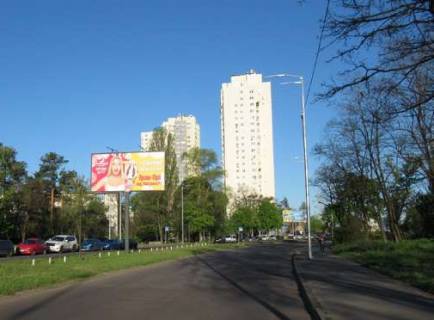 Billboard A in Kyiv, 3x6  Alisera Navoi prosp. - Voskresens'ka st., na rozpodiluvaci (u napramku Perova) Photo 1