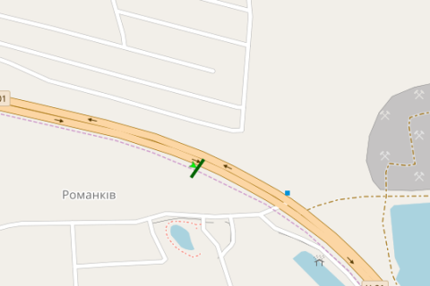 Billboard A in Trasy Kiev, 3x6  Київ - Обухів, 12км + 400м від Києва (справа у напрямку  Обухова (ресторан "Три мушкетёра")) scheme