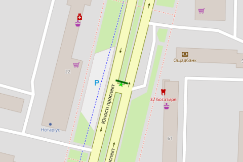 Prismatron, Prism A in Vinnytsia Unosti prosp., 22 (v napramku st. Kelec'ka) - 283372 scheme