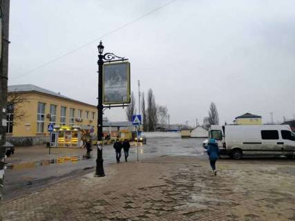 Citylight A in Vasylivka, 1.2x1.8  Vokzal'na pl., (No4) Photo 1