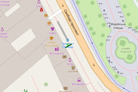 Scrolller, Scroll A in Lviv, 1.2x1.8  Свободи просп., 5 (№1) - 660878 scheme
