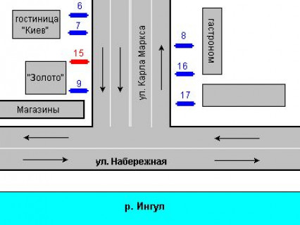 Backlight B in Kropyvnytskyi (Kirovograd), 1.2x1.8  Velika Perspektivna st., 50 (No2) scheme