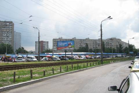 Billboard A in Vasylivka, 3x6  Simirenka st., 2;100m do povorotu na Zoludeva st.; navproti universamu (v naav. Mihajlovs'koi Borsagovki) Photo 1