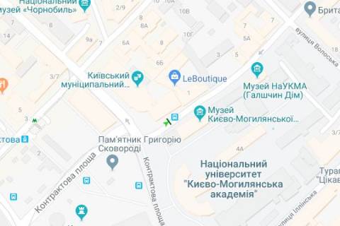 Non-Standard B in Kyiv, 1.2x1.8  Григорія Сковороди вул., . - Контрактова пл. scheme