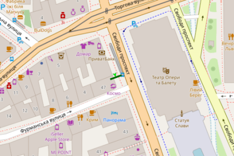 Scrolller, Scroll A in Lviv, 1.2x1.8  Свободи просп., 49 (№1) - 660884 scheme
