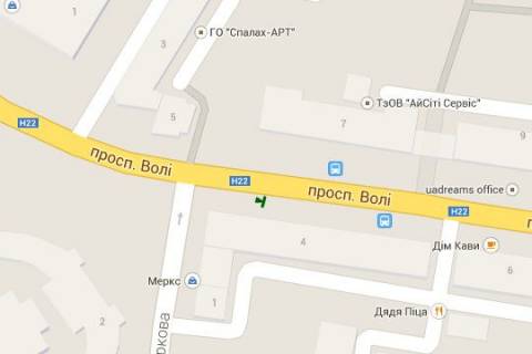 Citylight A in Lutsk, 1.2x1.8  Voli prosp., 4 scheme