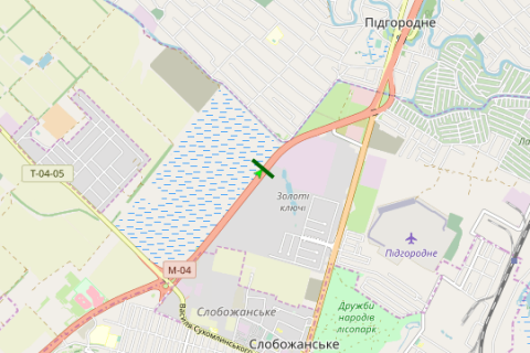 Billboard B in Vasylivka, 3x6  Donec'ke sose, No5 scheme