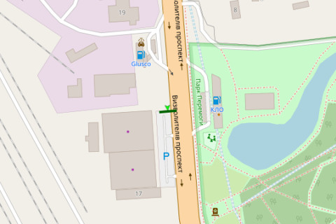 Prismatron, Prism A in Kyiv, 3x6  Georgia Narbuta prosp., 17 mag.FOKSTROT (u napramku  Brovars'kogo prosp.) - 293887 scheme